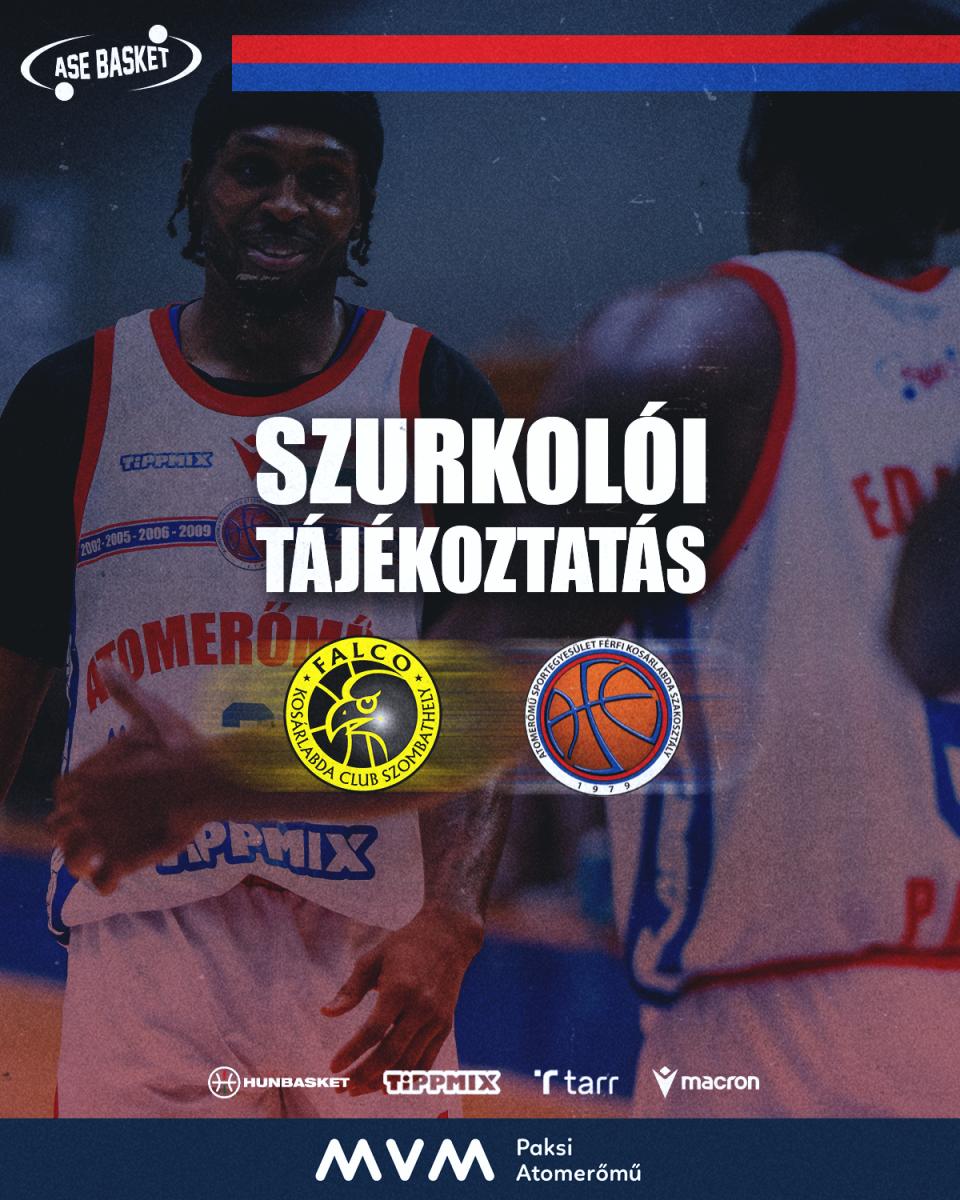 Szurkolói tájékoztatás!